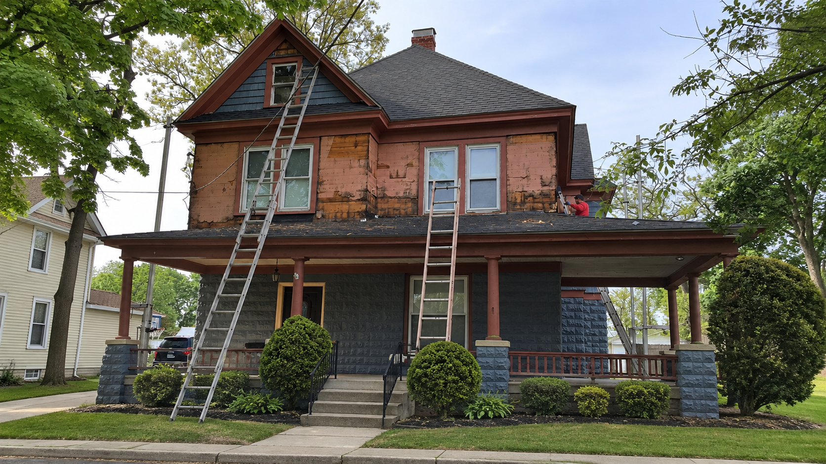 Victorian Exterior Restoration before