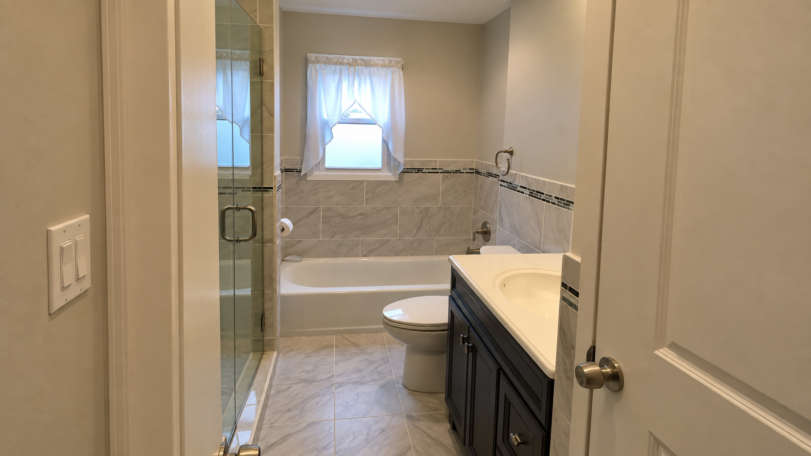 Full Bathroom Remodel after
