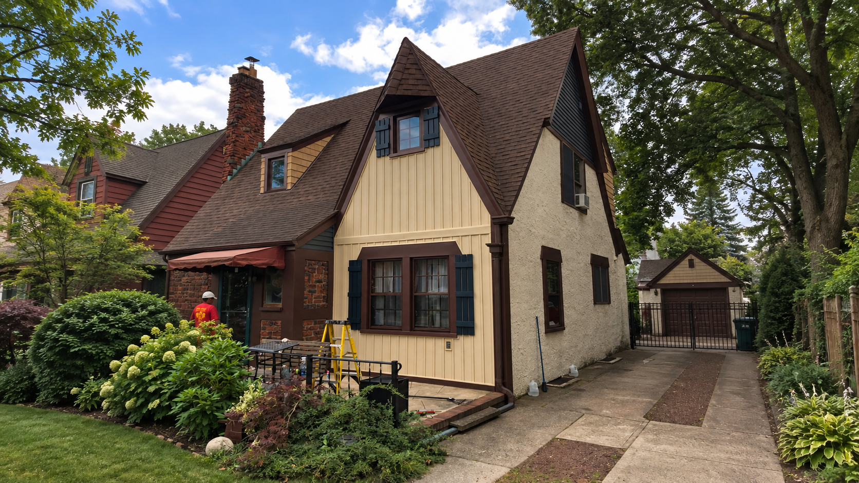 Tudor Exterior Renovation